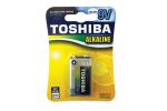 9V alkaline battery in blister -TOSHIBA