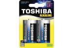TOSHIBA alkaline battery D LR20 in blister