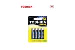 TOSHIBA 4X LR6 AA Alkaline Battery in Blister