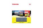 TOSHIBA AAA10X LR03 alkaline battery in blister